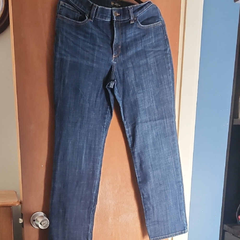 Lee Relaxed Fit Straight Leg Jeans - Dark Blue
